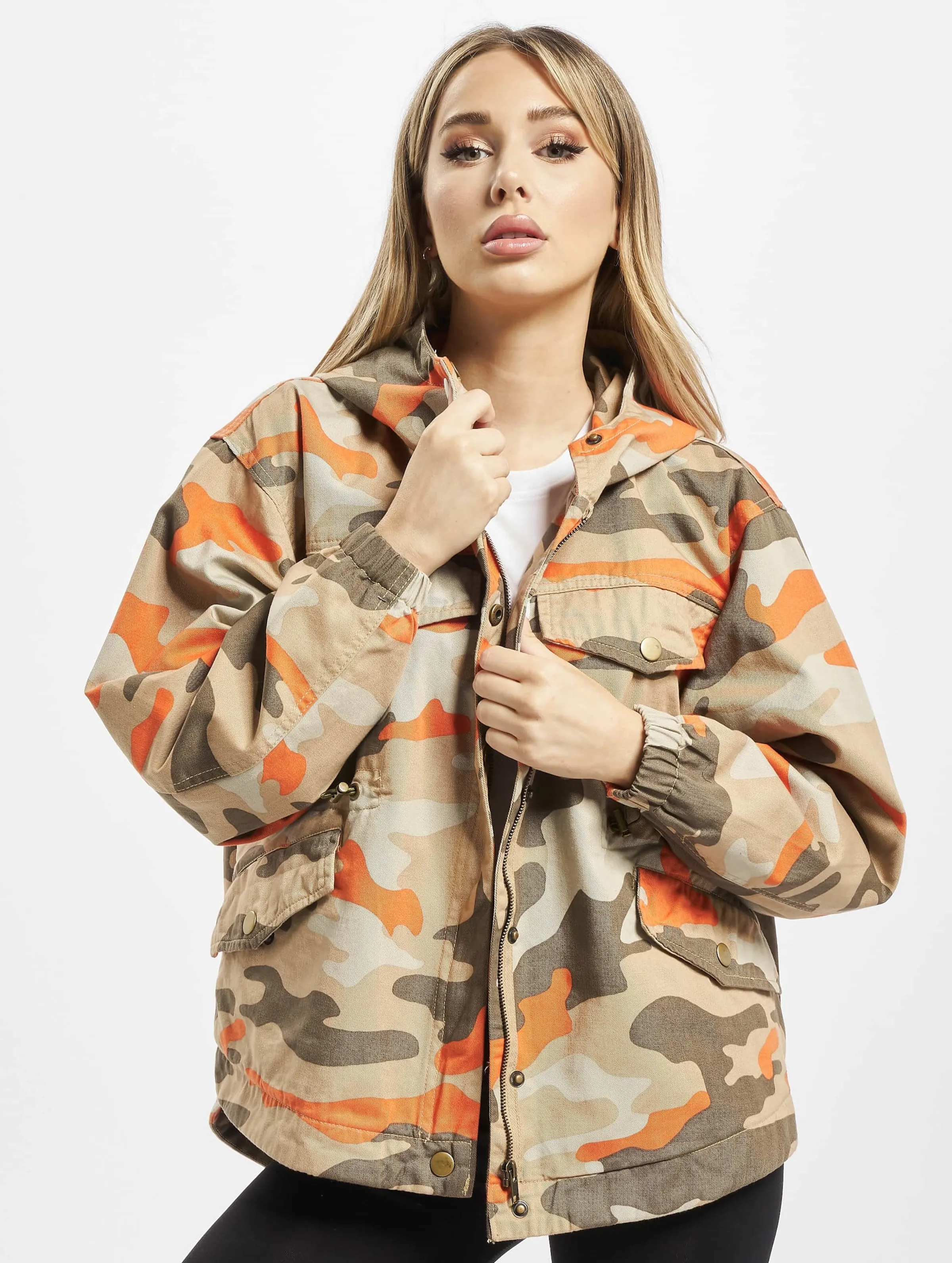 Ladies Oversized Camo