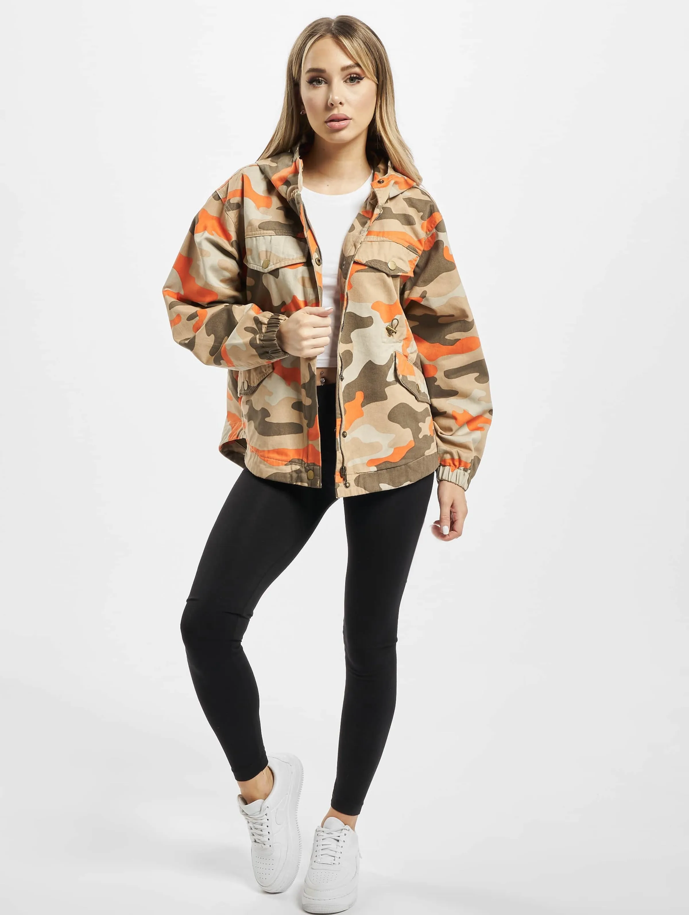 Ladies Oversized Camo