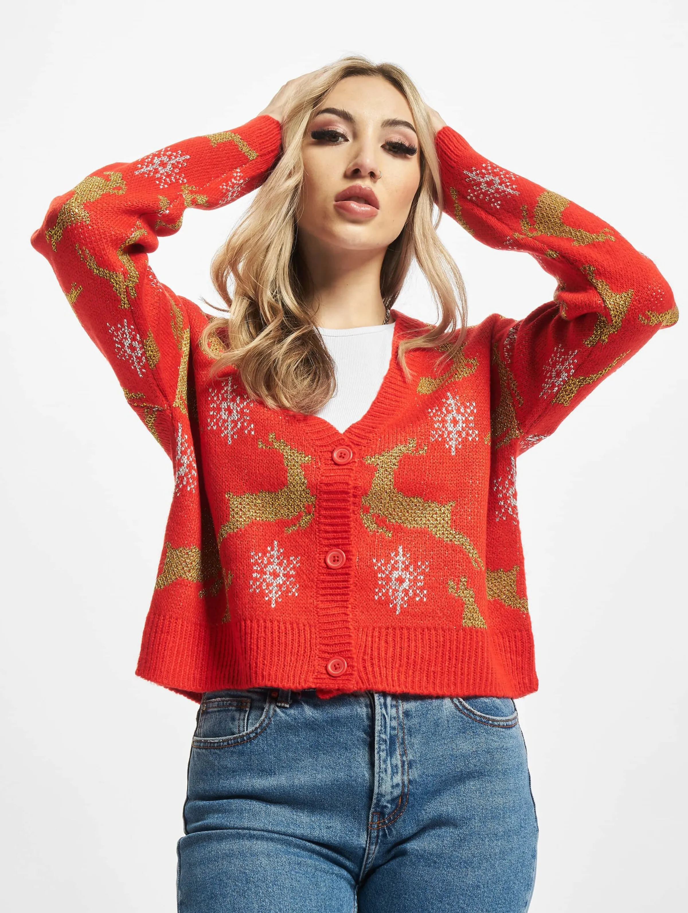 Ladies Short Oversized Christmas