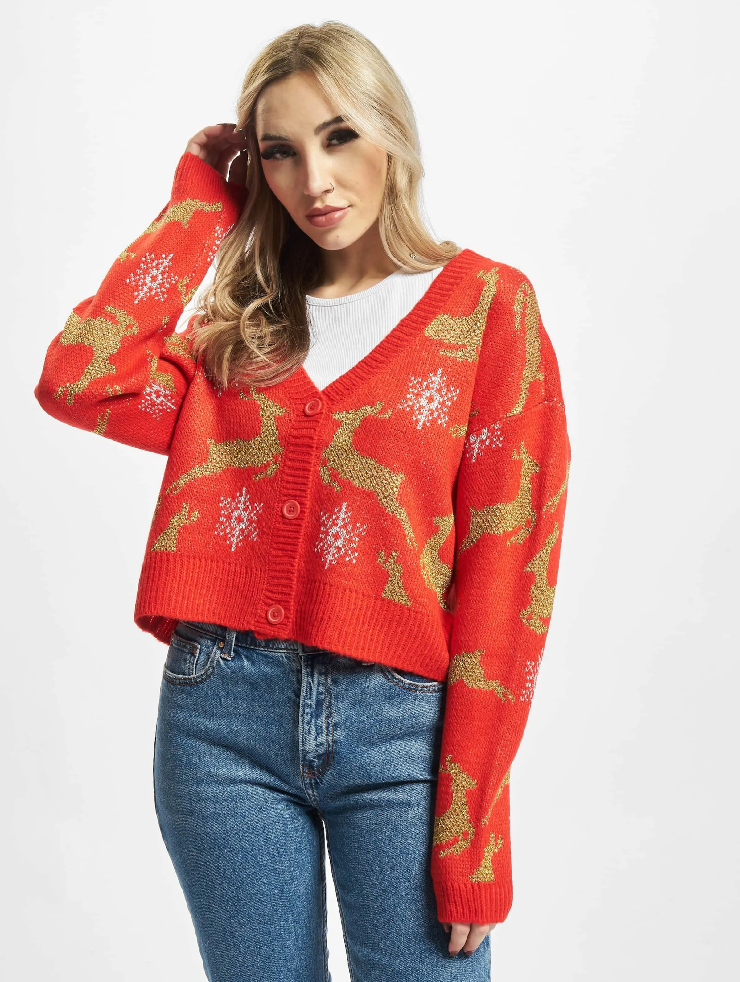 Ladies Short Oversized Christmas