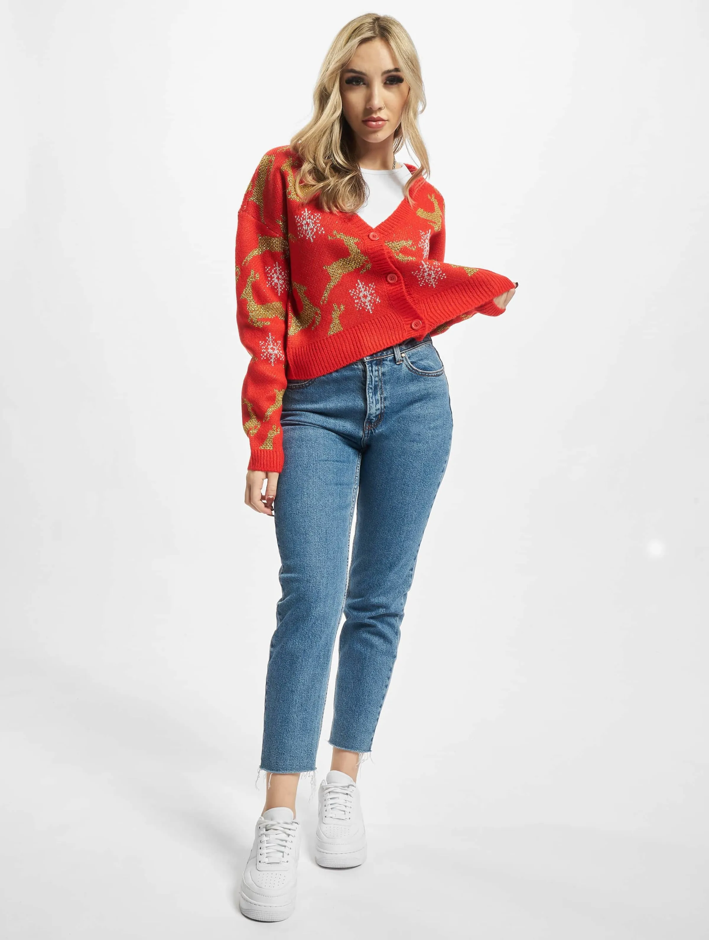 Ladies Short Oversized Christmas