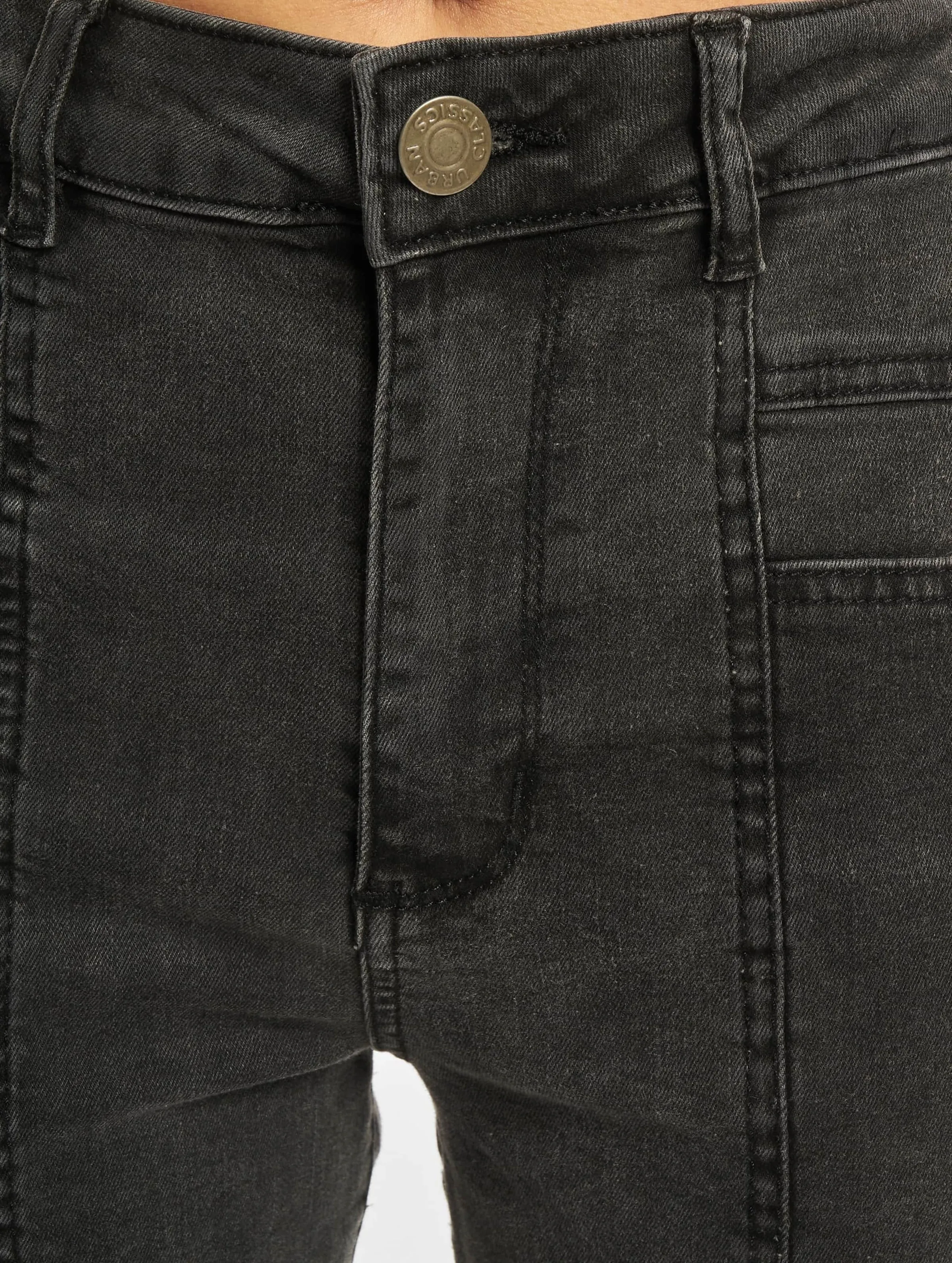 Ladies Straight Slim Denim High Waist