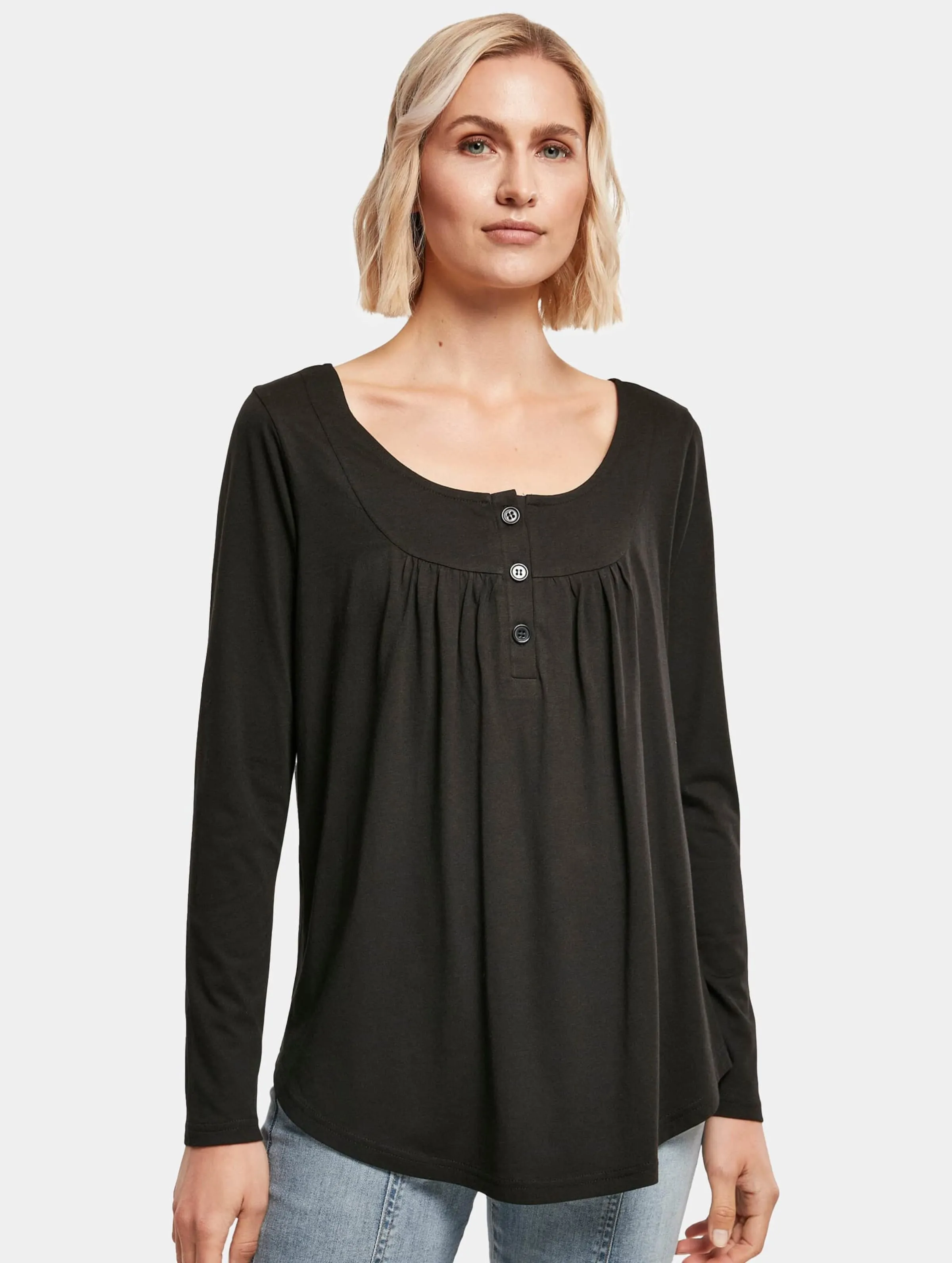 Ladies Viscose Button Up
