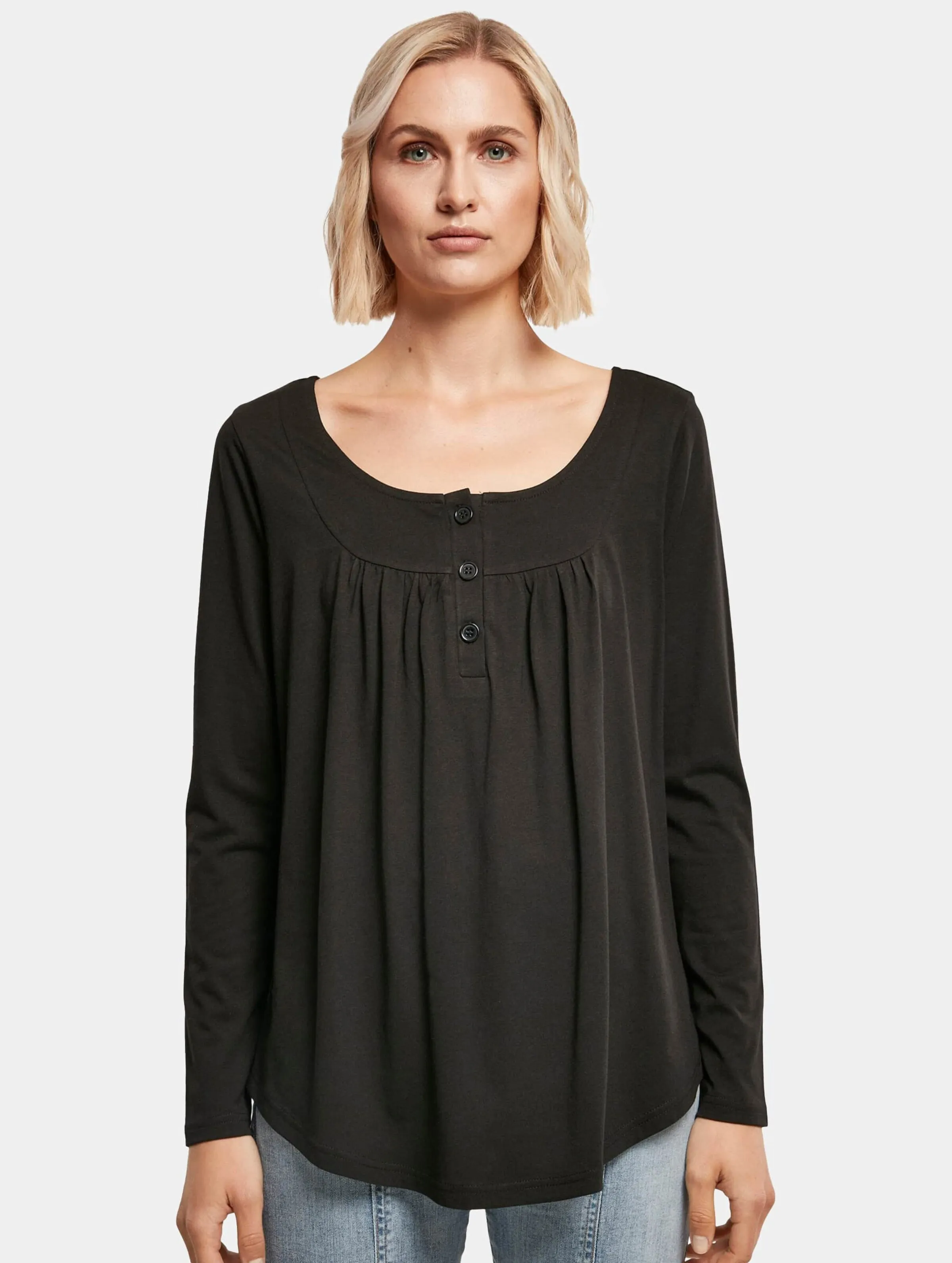 Ladies Viscose Button Up
