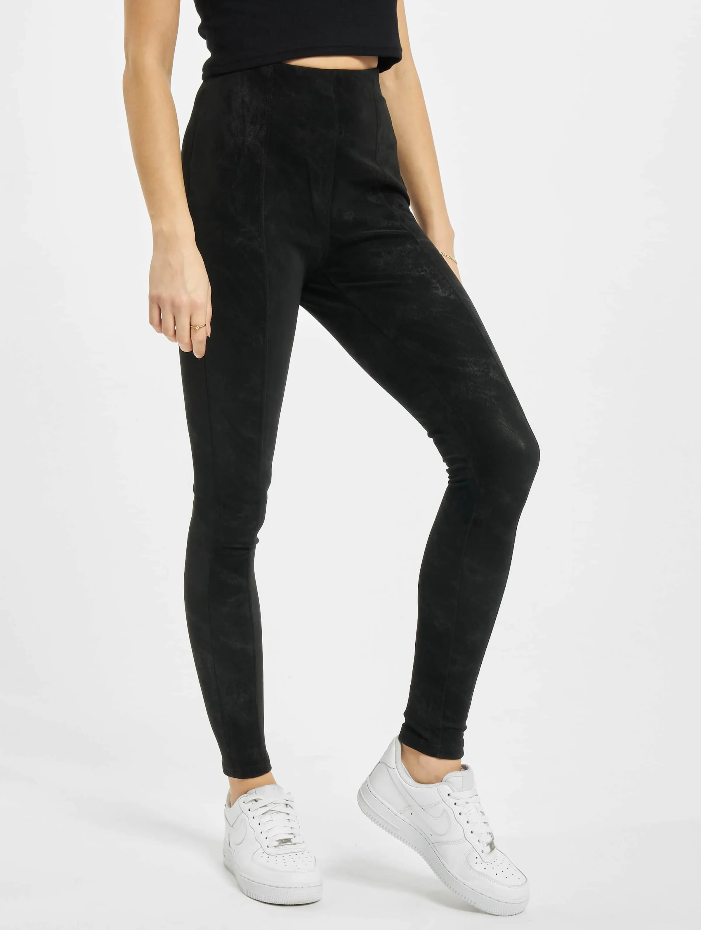 Ladies Washed Faux Leather
