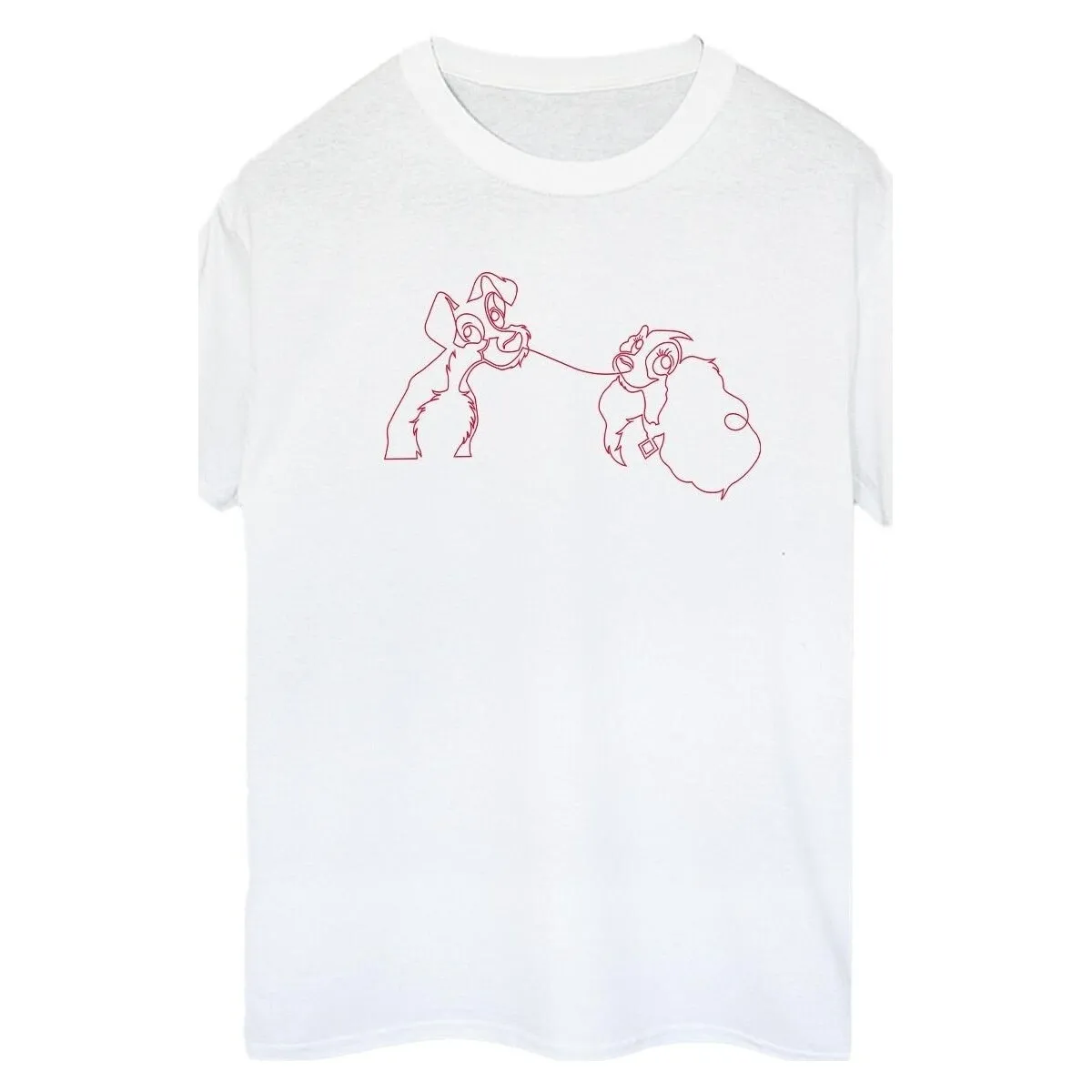 Lady And The Tramp Spaghetti Outline