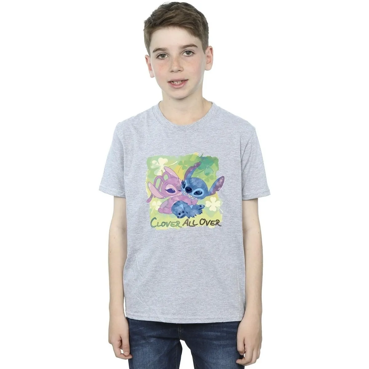 Lilo And Stitch St Patrick's Day Clover
