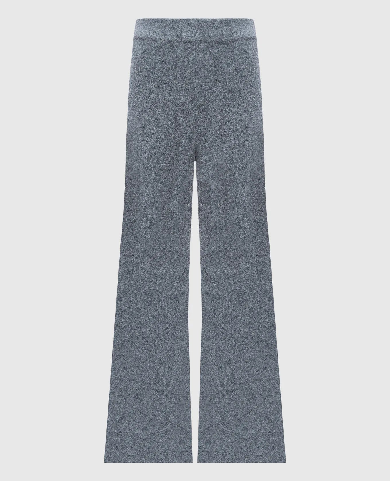 LISA YANG Khloe cashmere gray melange flared pants