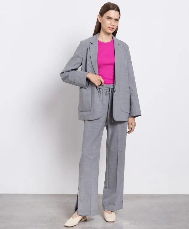 Max & Co Gray pants with slits