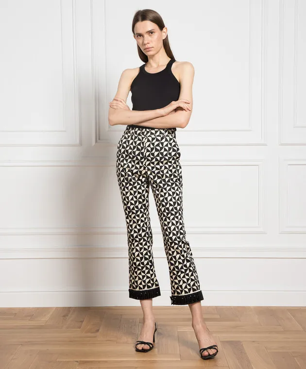 Max Mara Pants in a geometric pattern