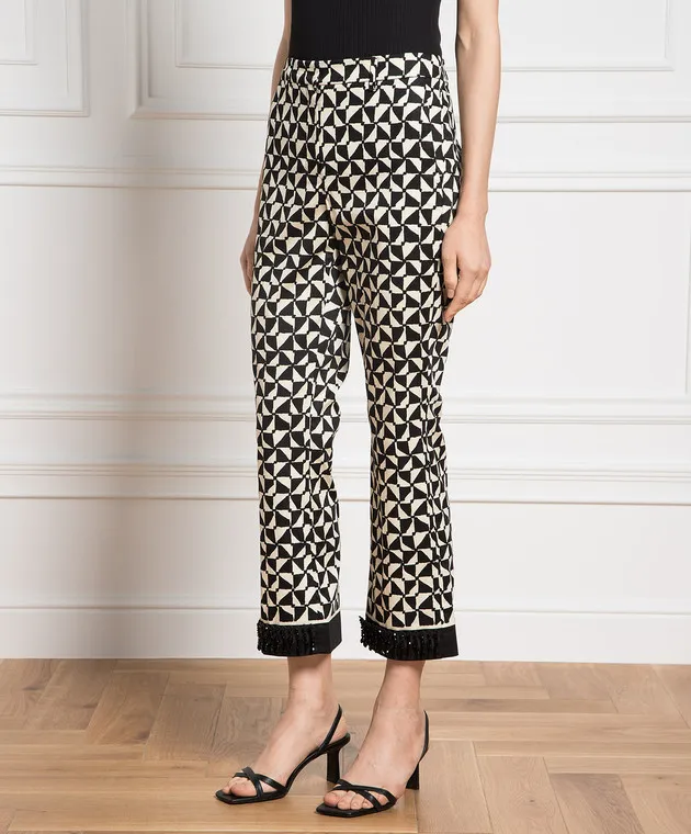 Max Mara Pants in a geometric pattern