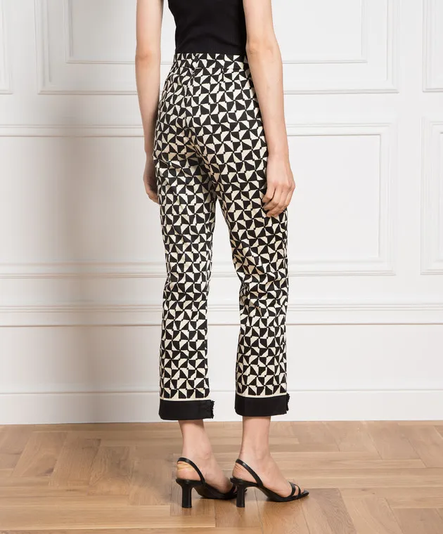 Max Mara Pants in a geometric pattern