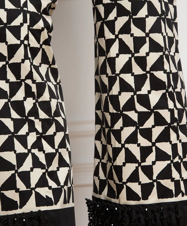 Max Mara Pants in a geometric pattern