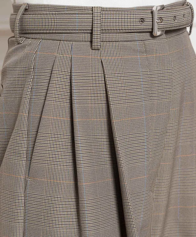 Max Mara Sportmax Brown pants in a Windsor check