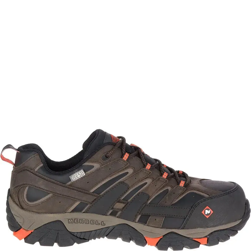MOAB 2 VAPOR MEN'S COMPOSITETOE WORK SHOES ESPRESSO