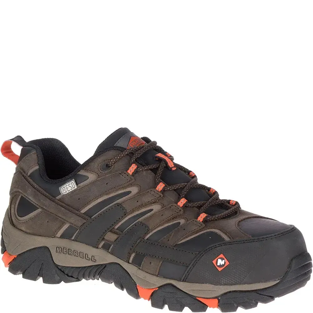 MOAB 2 VAPOR MEN'S COMPOSITETOE WORK SHOES ESPRESSO