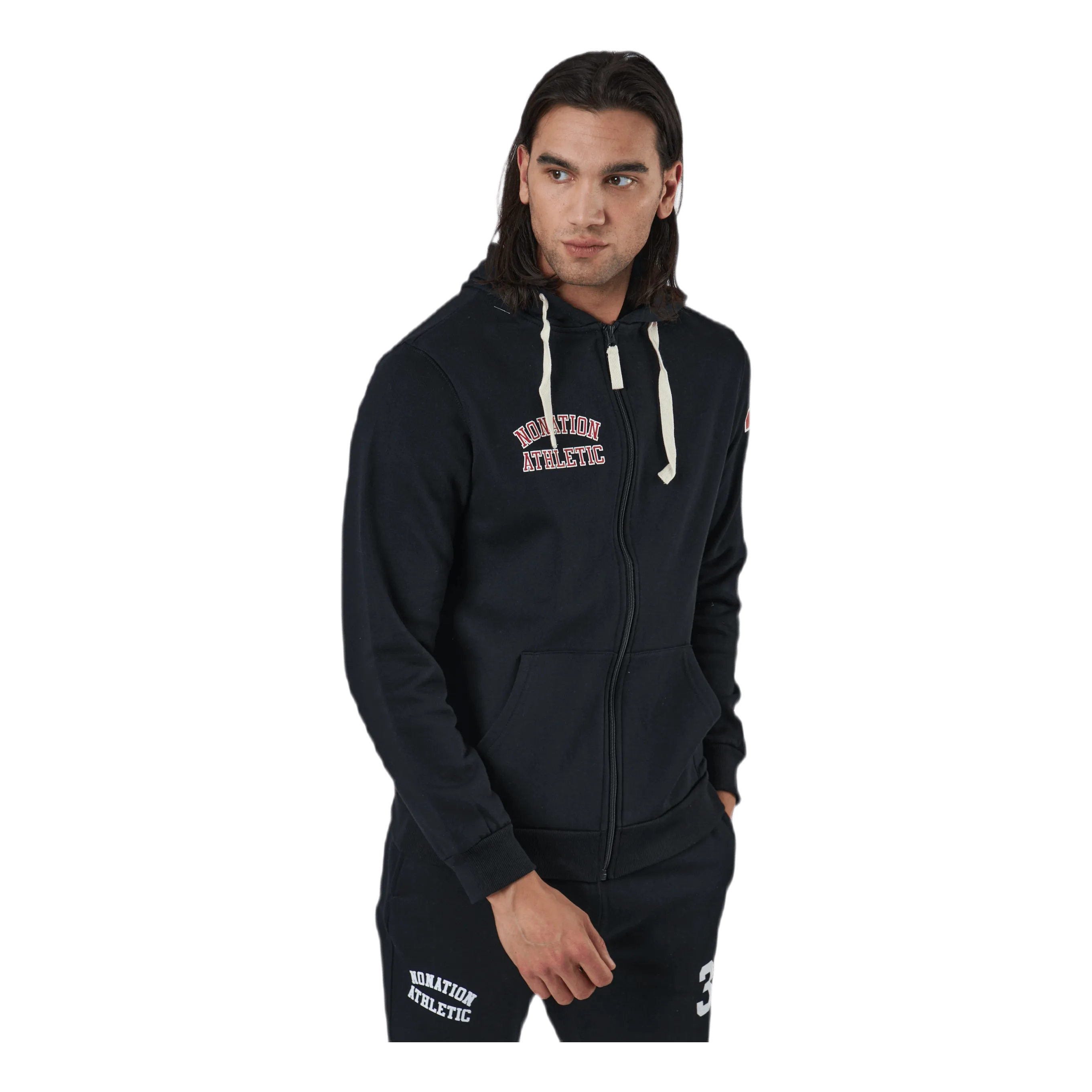 Nonation Alpha Full Zip Hood Black
