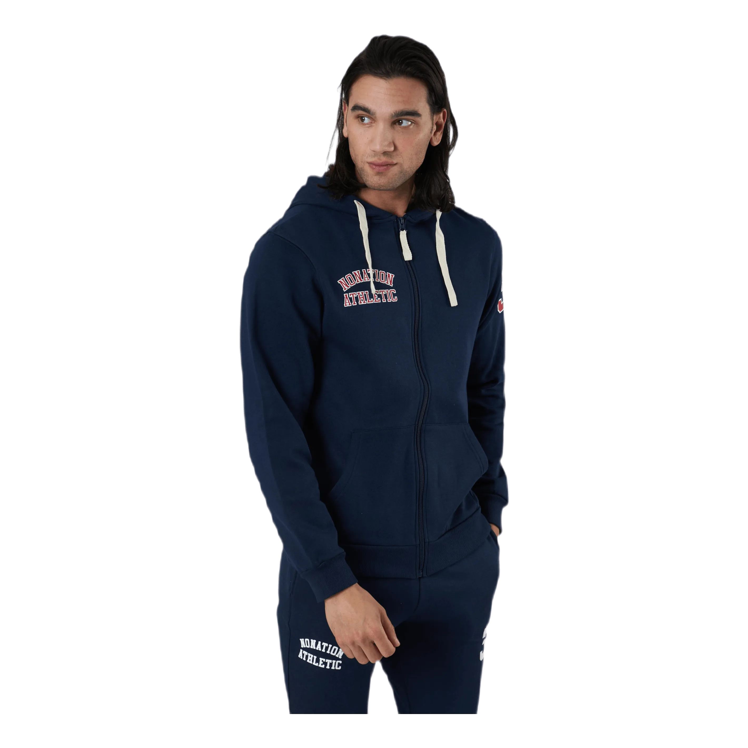 Nonation Alpha Full Zip Hood Blue