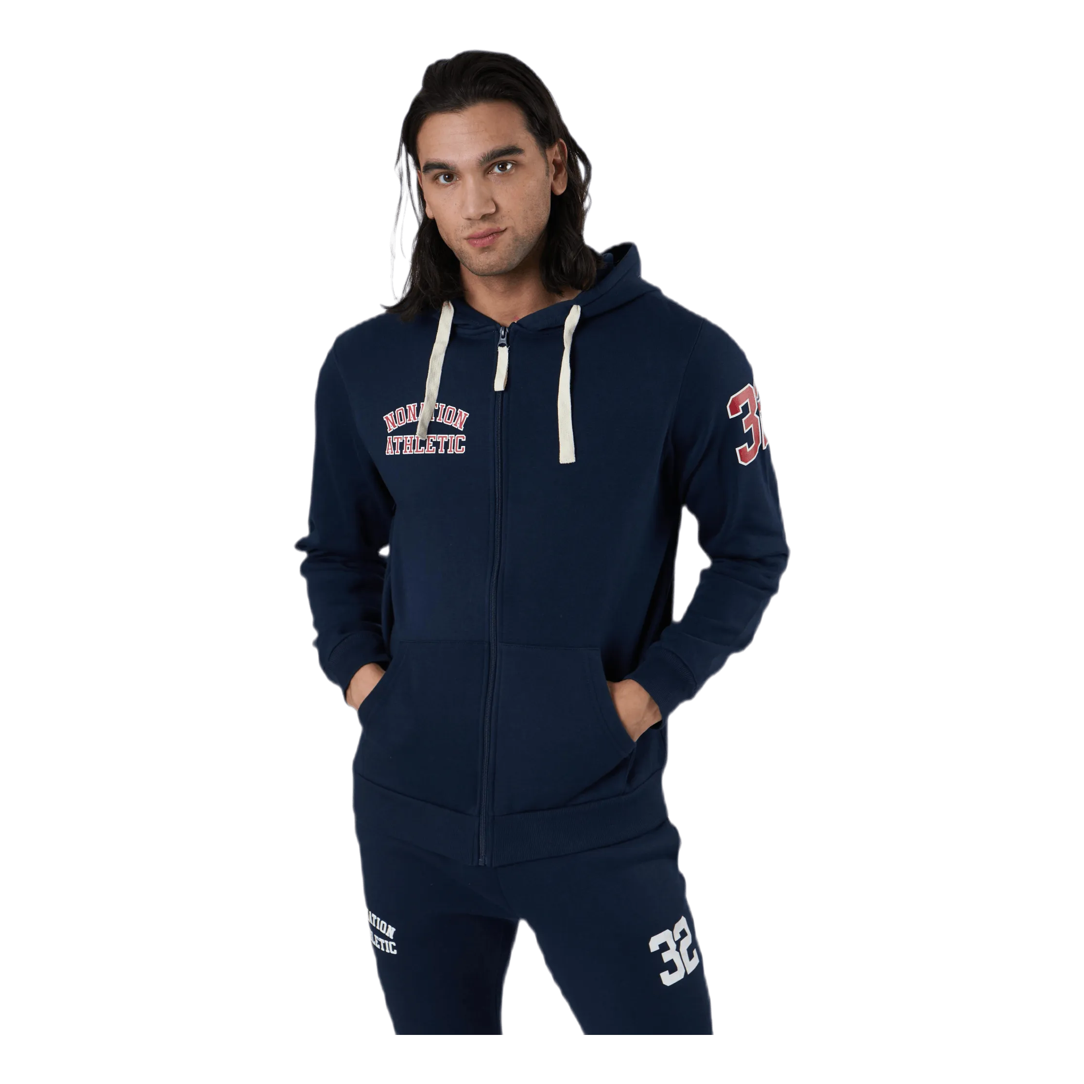Nonation Alpha Full Zip Hood Blue