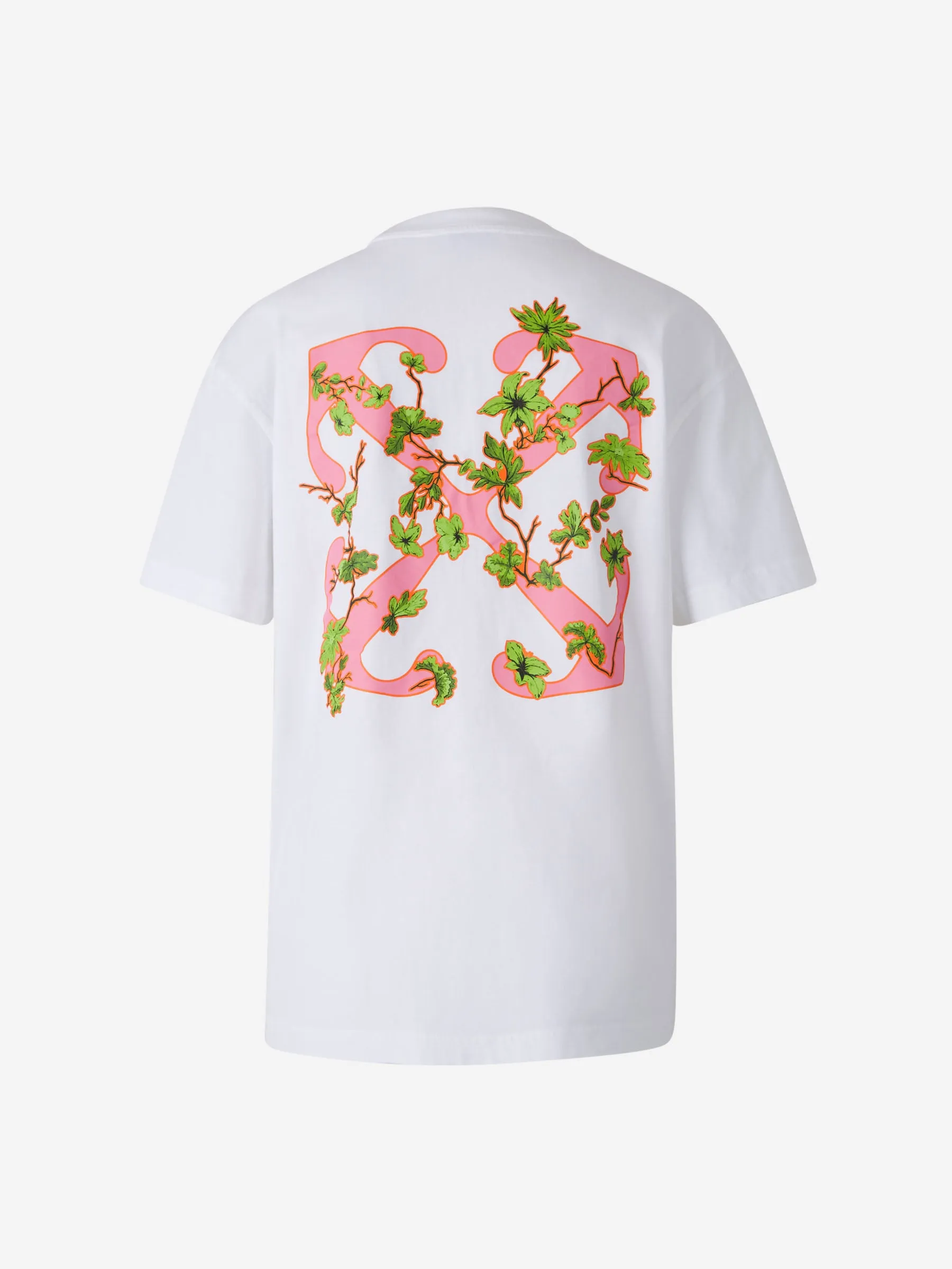 OFFWHITE CAMISETA MOTIVO RAMO LOGO