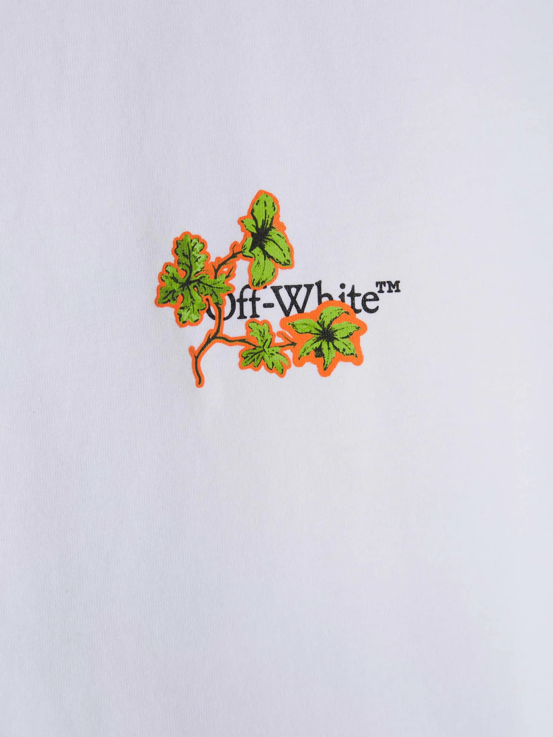OFFWHITE CAMISETA MOTIVO RAMO LOGO