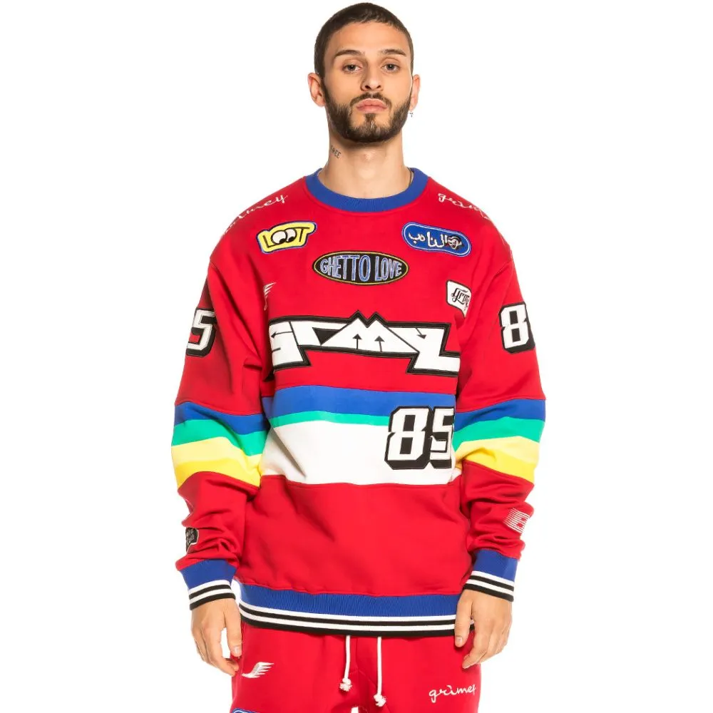 Pack Grimey Sweatshirt + Pants Arch Rival Red