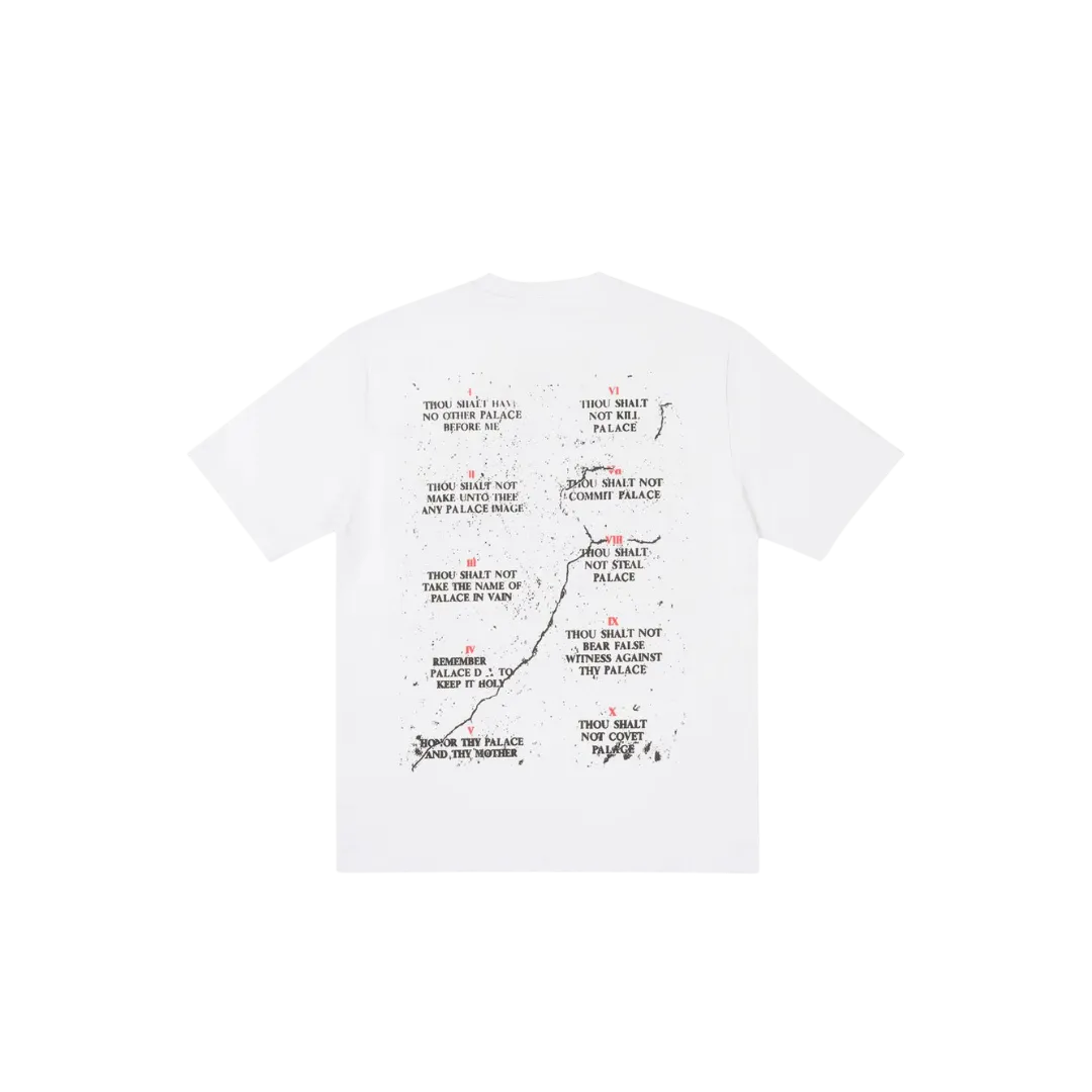 PALACE  SAVE THYSELF TEE WHITE