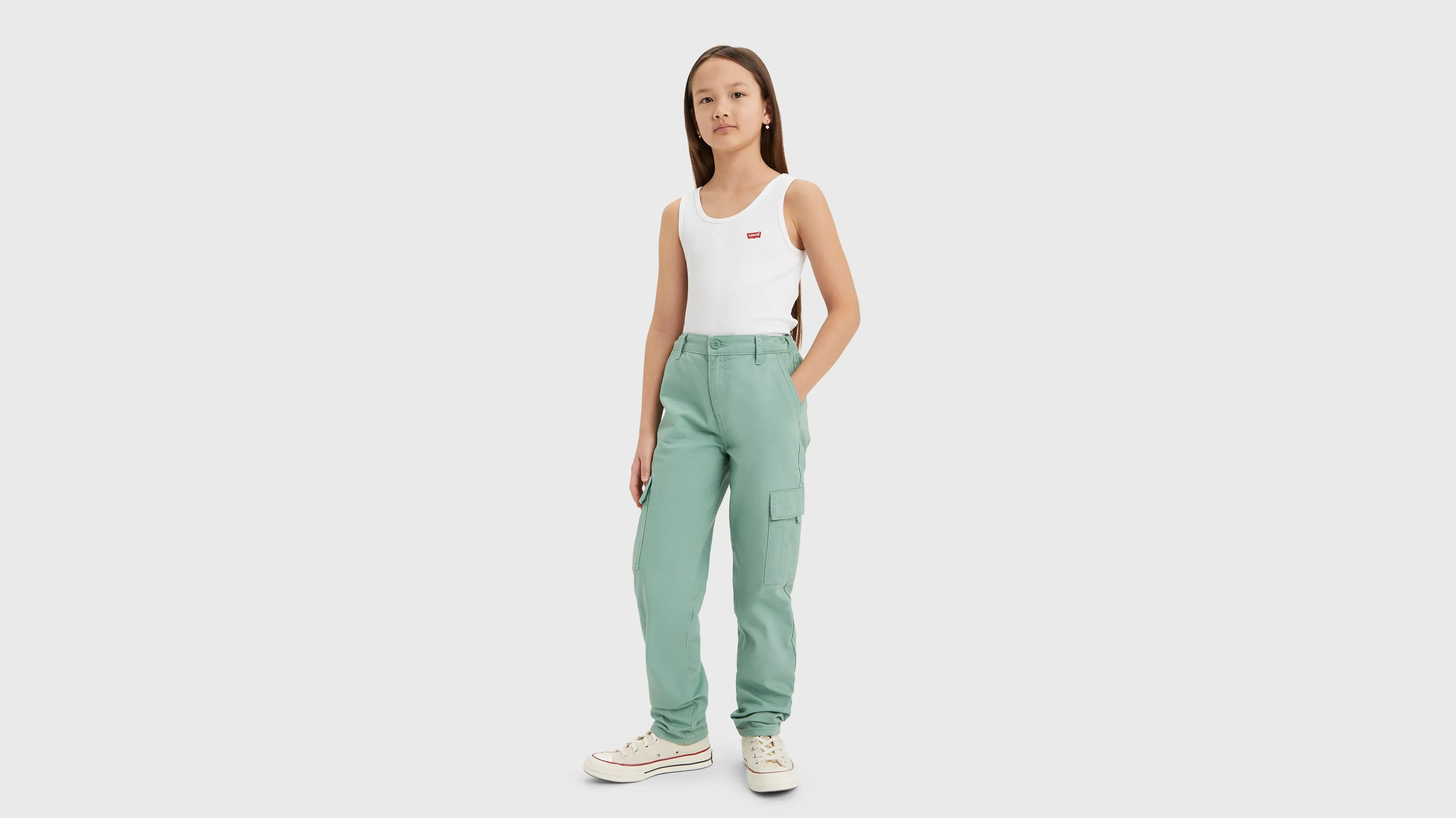 Pantalones Cargo Para Adolescentes Loose