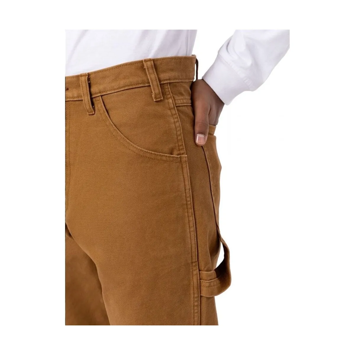 Pantalones Carpenter Hombre Stone Washed Brown Duck