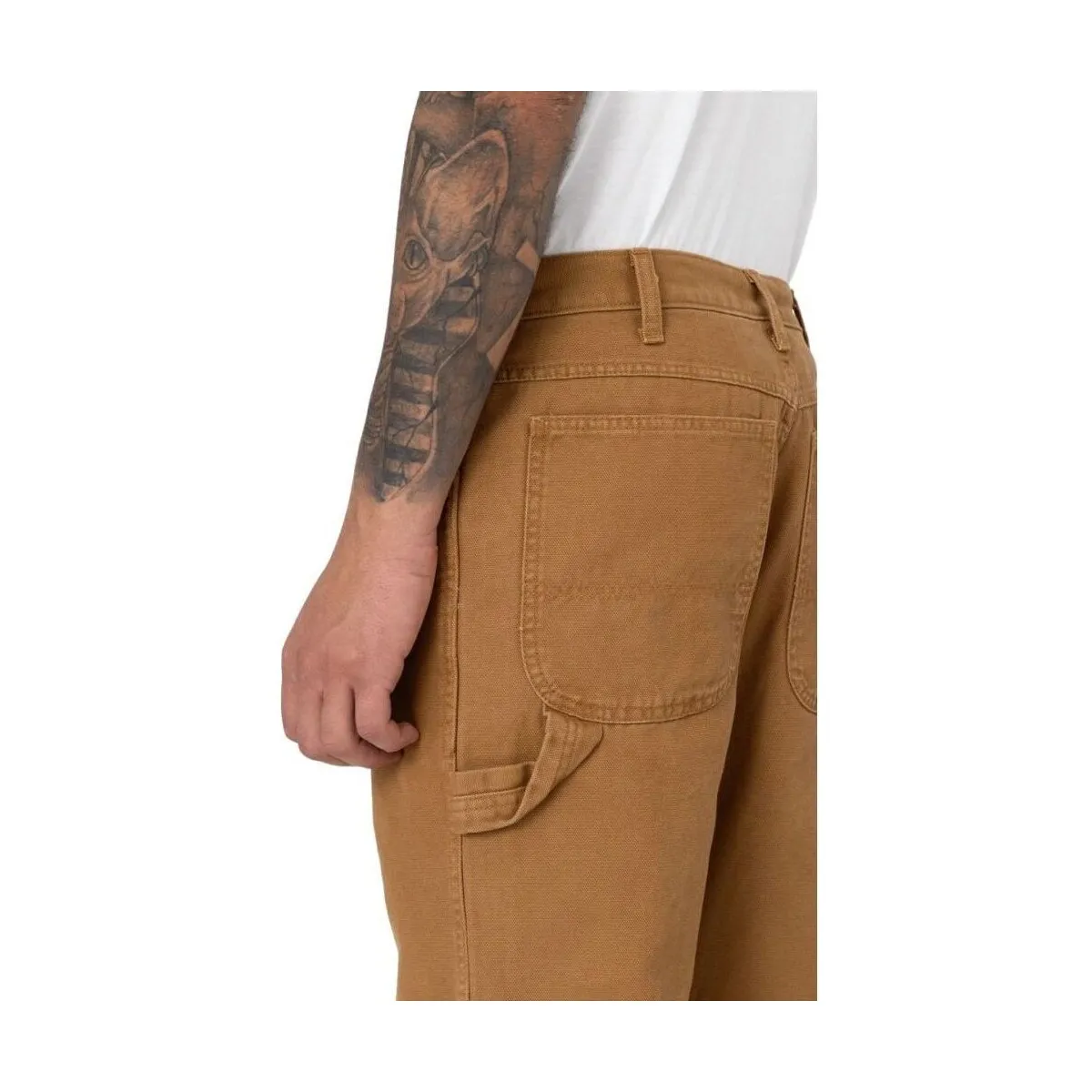Pantalones Carpenter Hombre Stone Washed Brown Duck