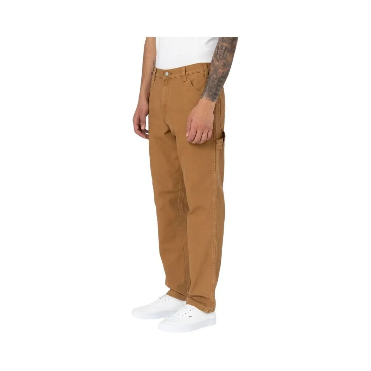 Pantalones Carpenter Hombre Stone Washed Brown Duck