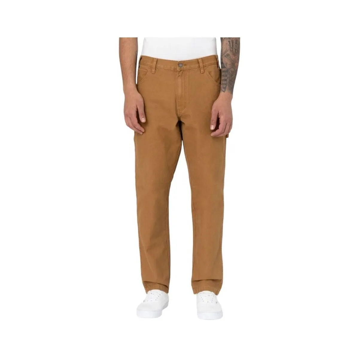 Pantalones Carpenter Hombre Stone Washed Brown Duck