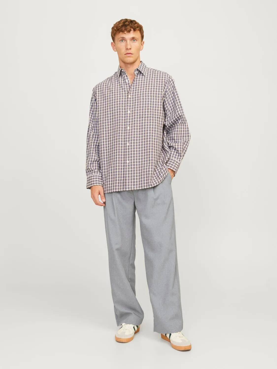 Pantalones chinos Corte wide leg | Gris claro | Jack & Jones®