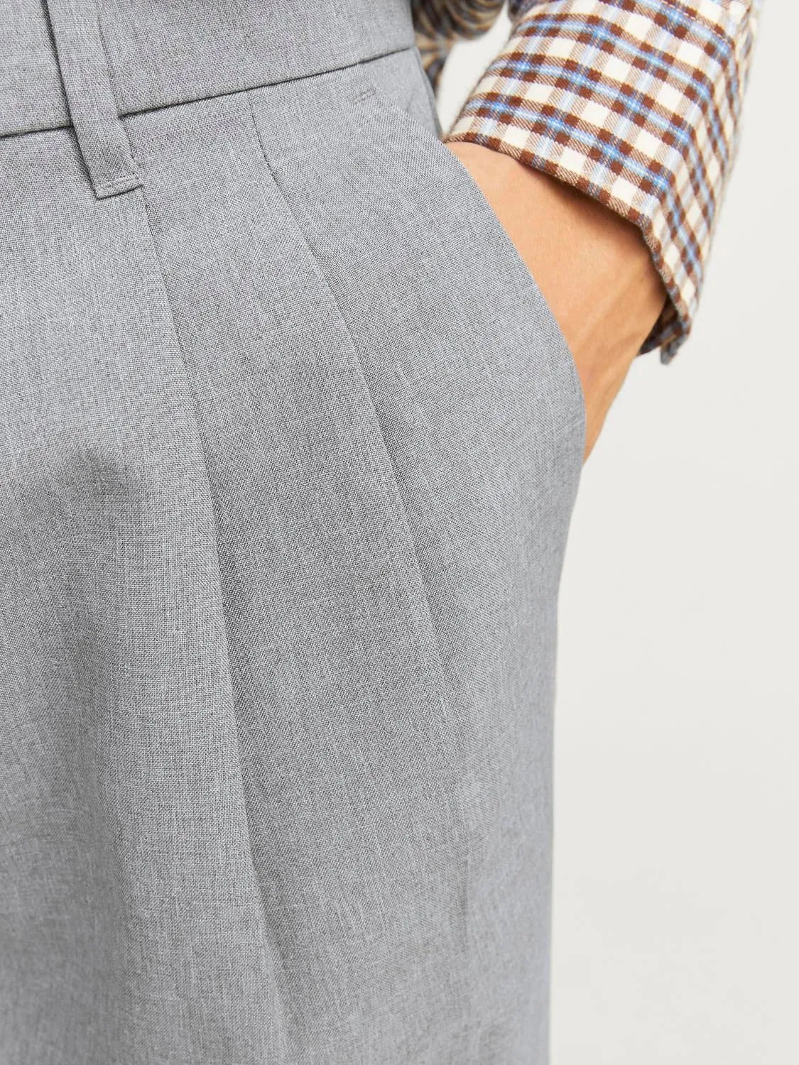 Pantalones chinos Corte wide leg | Gris claro | Jack & Jones®