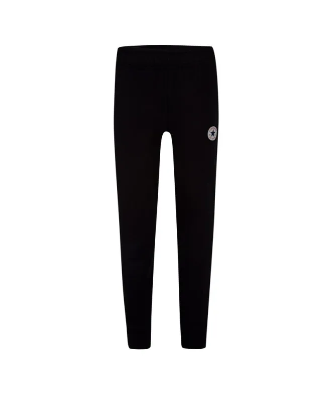 Pantalones Converse Fleee Chuck Taylor Patch Jogger B Black