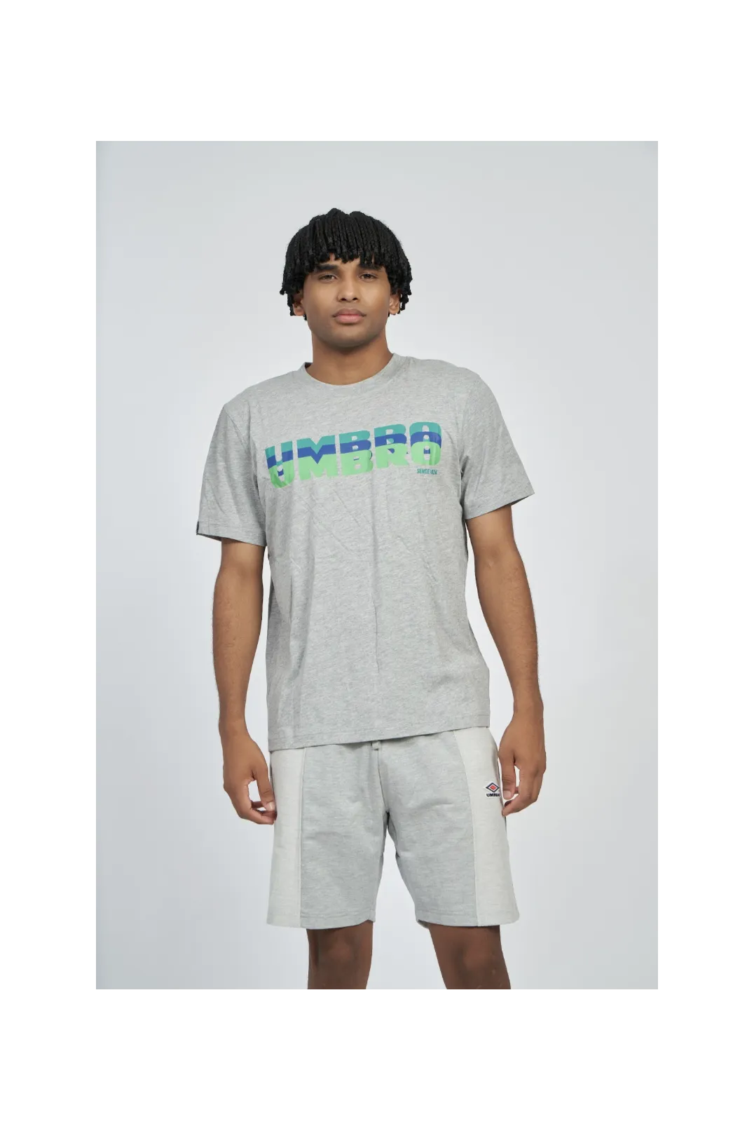 Pantalón Corto Umbro Textured Grey Marl