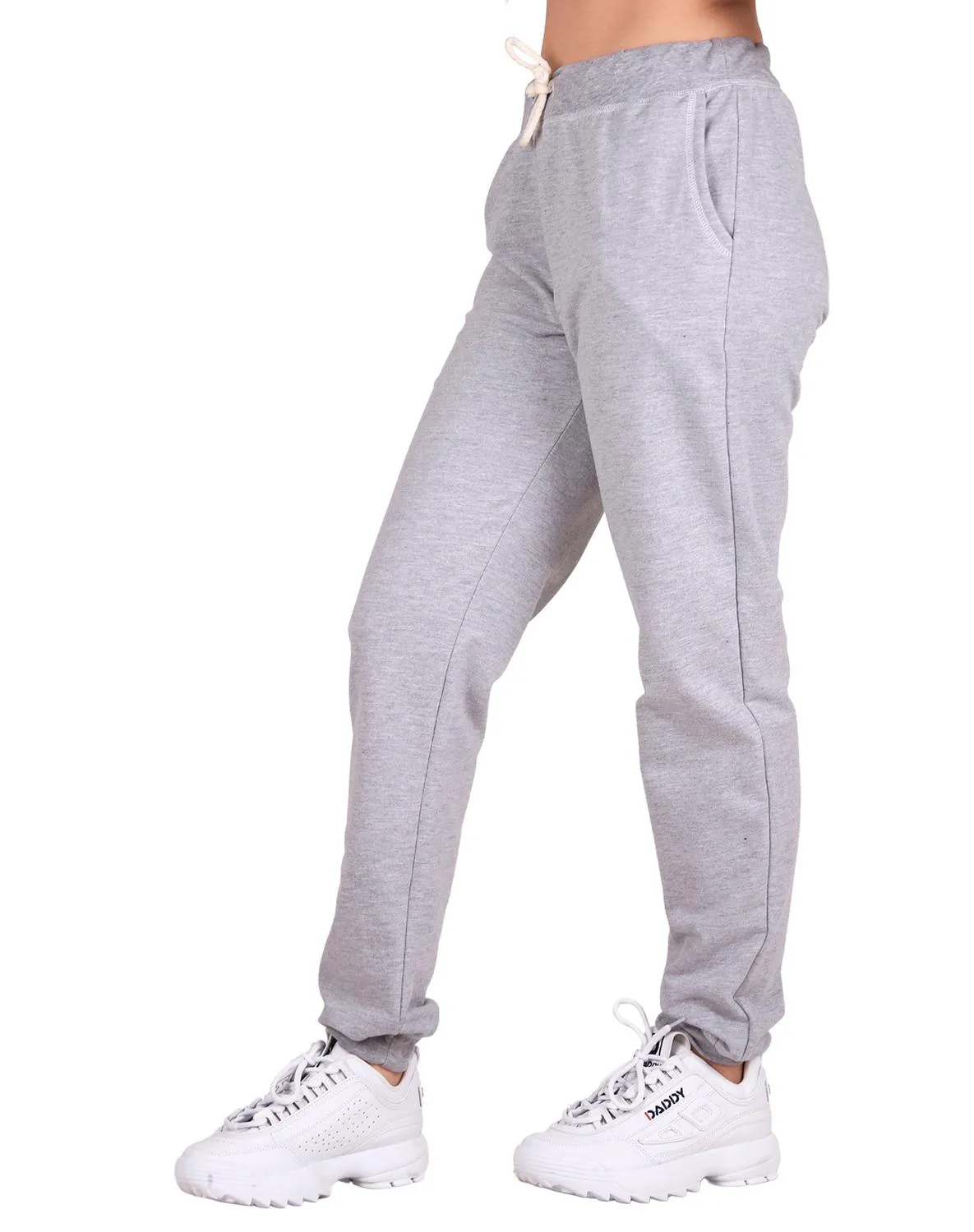 Pants Mujer Deportivo Jogger Gris Optima 56504203