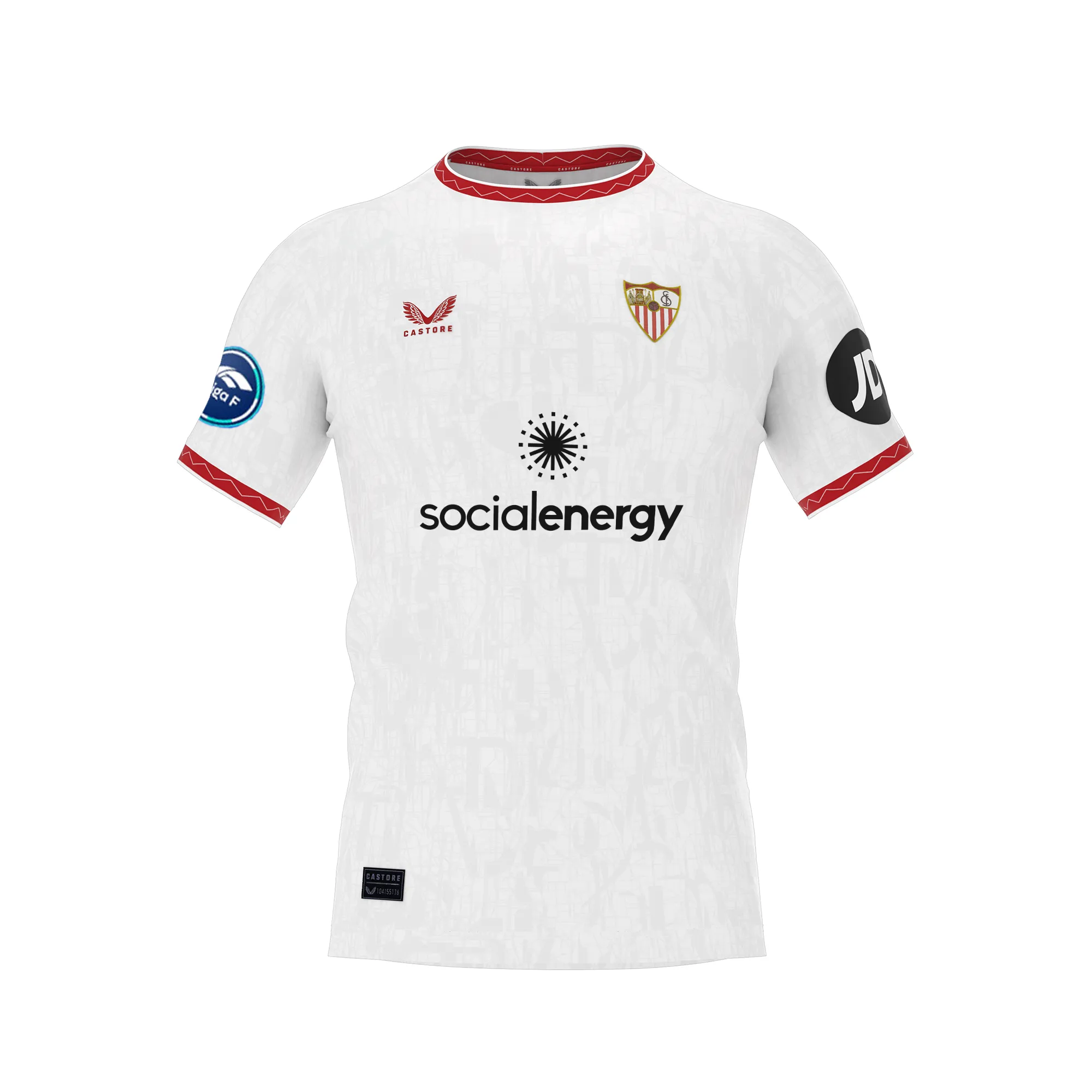 Personalización para Camiseta 1 Liga Femenina 24/25 M / White