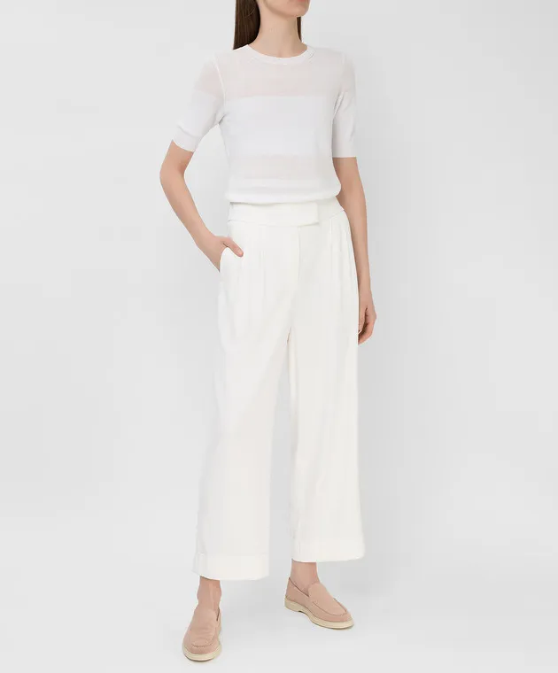 Peserico White pants