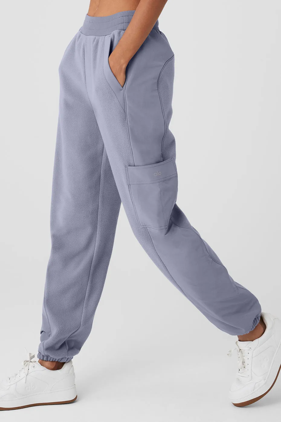POLAR FLEECE WINTRY MIX PANT  FOG