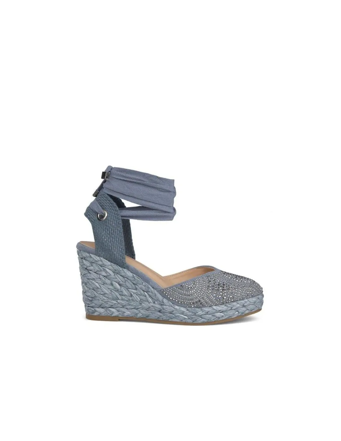 >Sandalia Cuña Yute para mujer ALMA BLUE RADEBERGER SIENA JEANS
