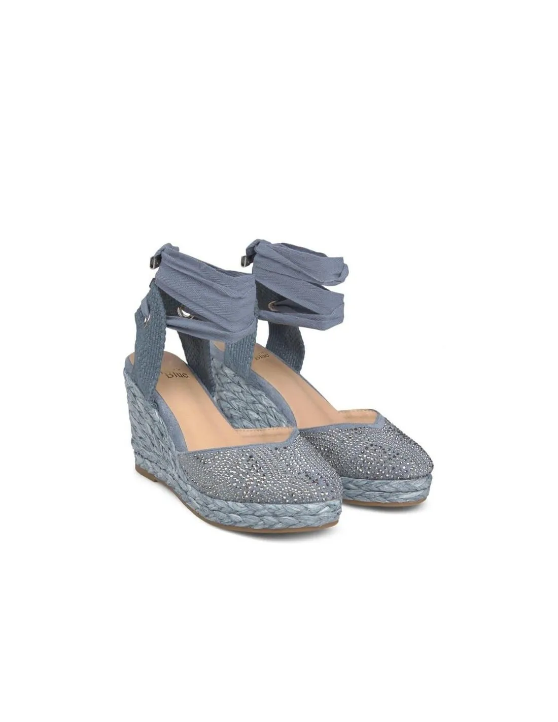 >Sandalia Cuña Yute para mujer ALMA BLUE RADEBERGER SIENA JEANS