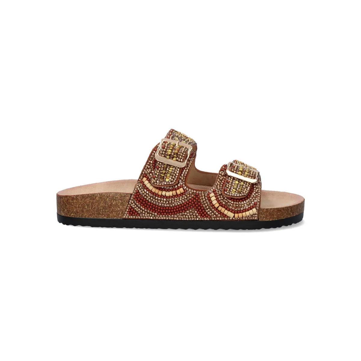 SANDALIA ESTILO BIO 2307053 STRASS BROWN