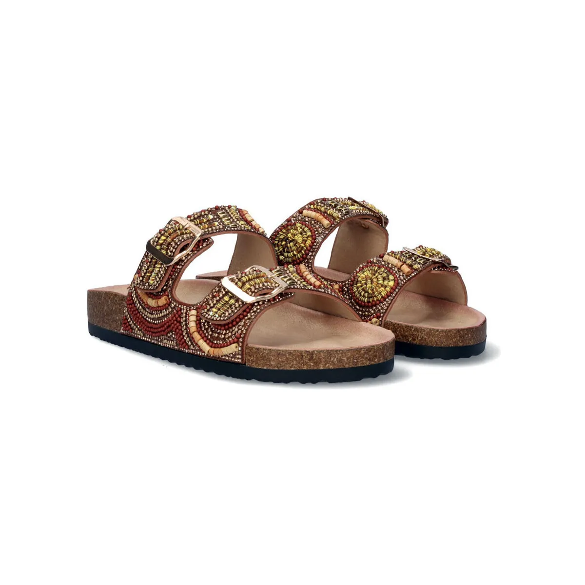 SANDALIA ESTILO BIO 2307053 STRASS BROWN