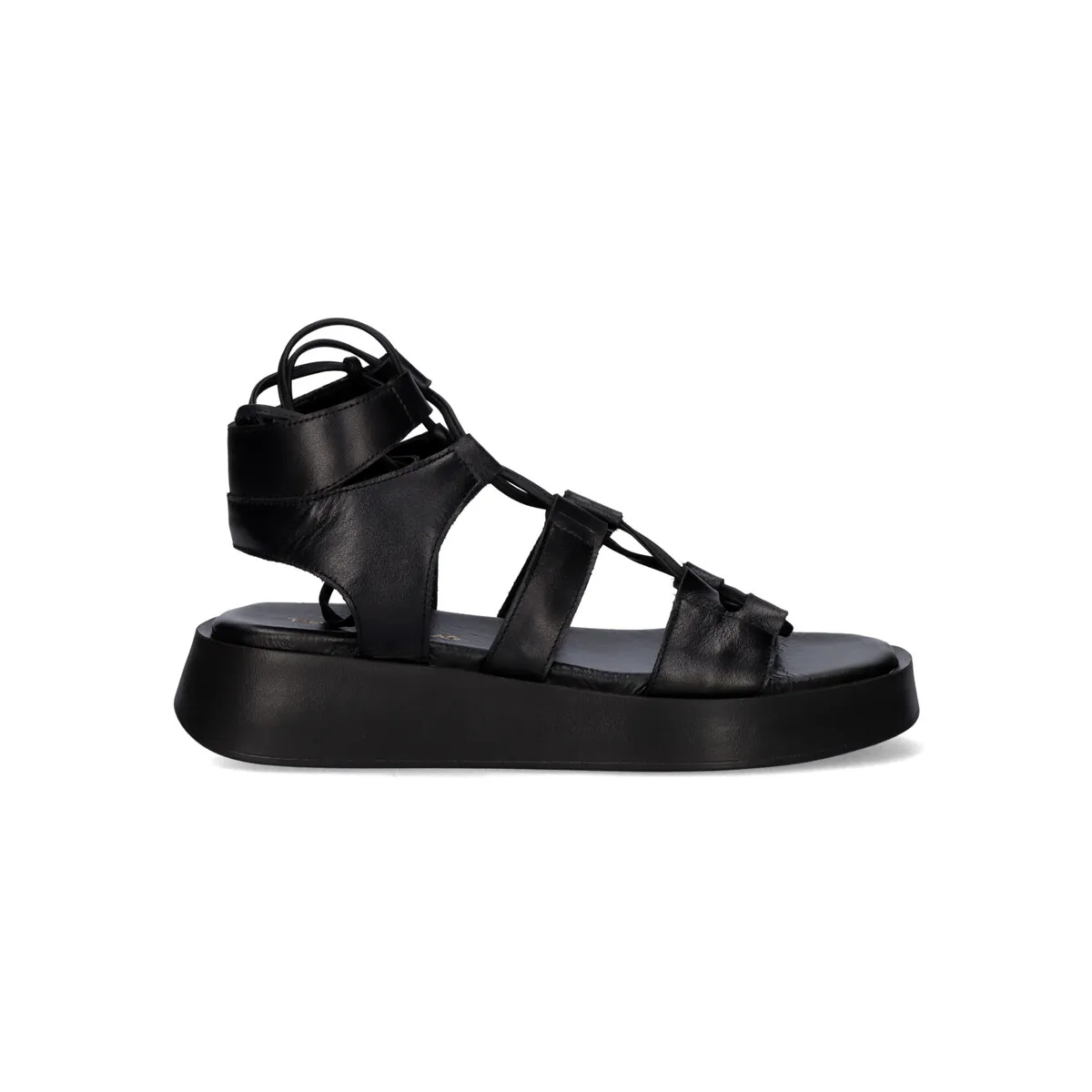 SANDALIA PLATAFORMA 564 SARDENIA LEATHER BLACK