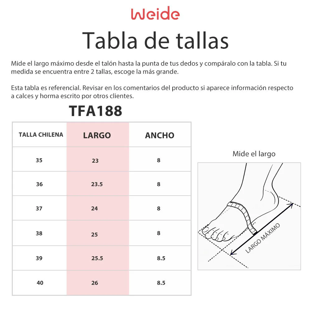Sandalia Plataforma Morado Fiesta Tfa188 Weide
