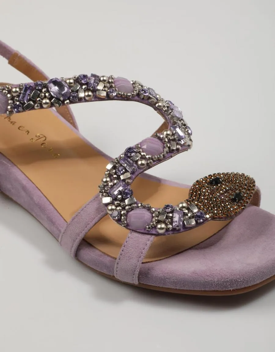  sandalias ALMA EN PENA Ap en Roxo 82405