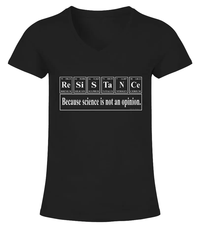 Science First!! Camiseta cuello pico Mujer