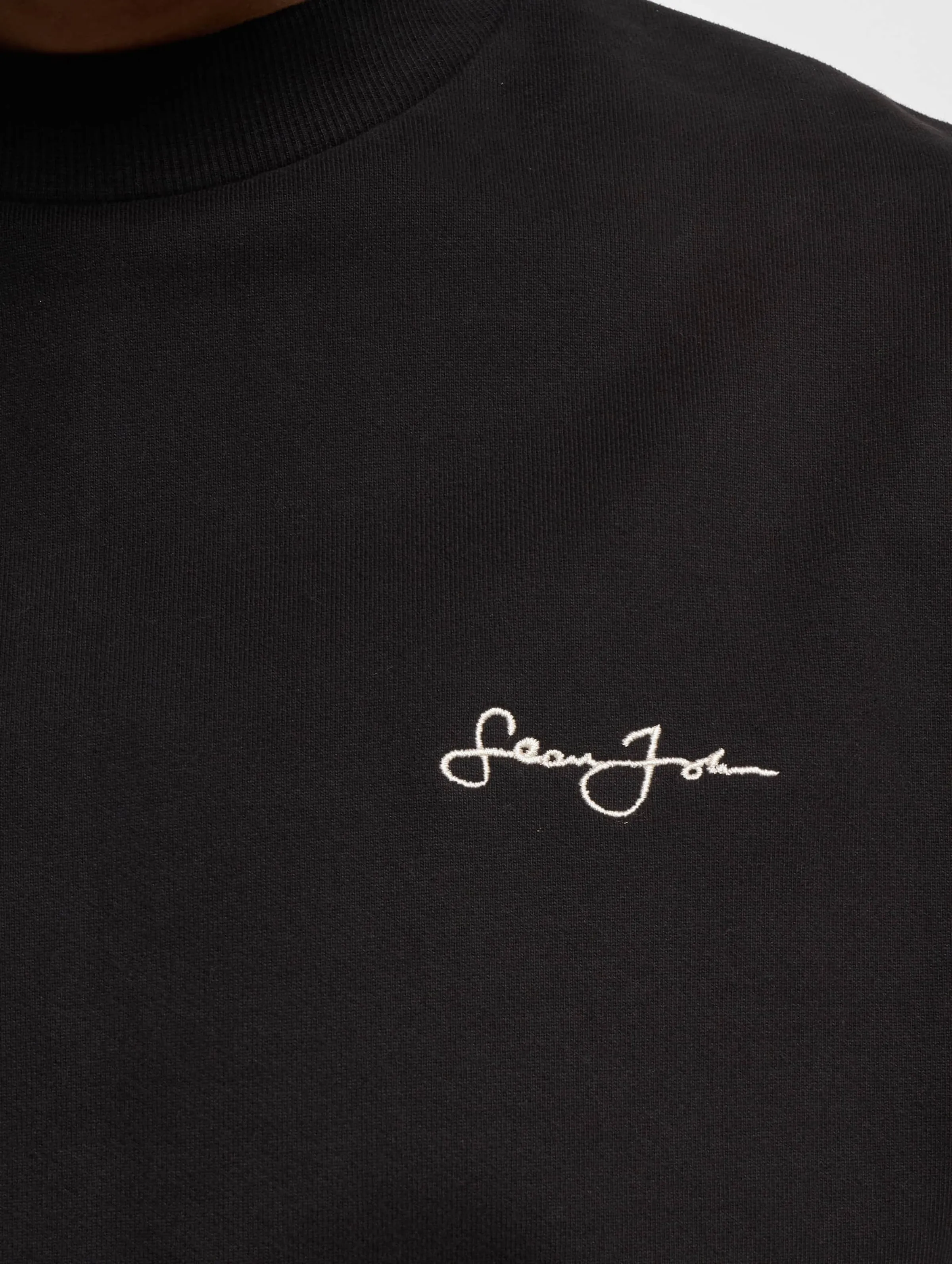 SEAN JOHN JM2330212 SJ SCRIPT LOGO RETRO BACKPRINT CREW