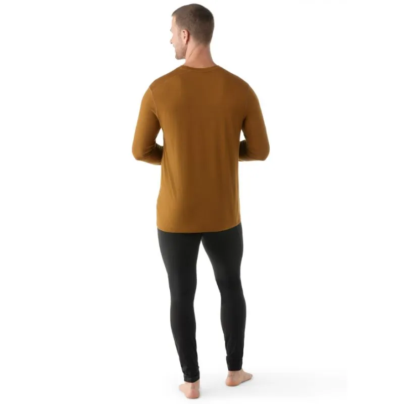 SMARTWOOL CLASSIC MEN'S ALLSEASON MERINO BASE LAY FOX BROWN ( MEDIUM BROWN)